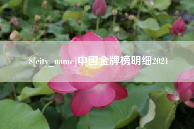 贺州中国金牌榜明细2021