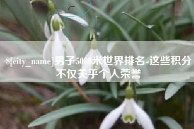 贺州男子5000米世界排名-这些积分不仅关乎个人荣誉