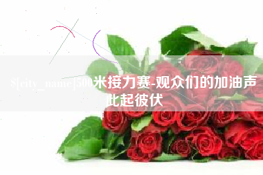 贺州500米接力赛-观众们的加油声此起彼伏