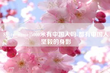 贺州5000米有中国人吗-都有中国人坚毅的身影
