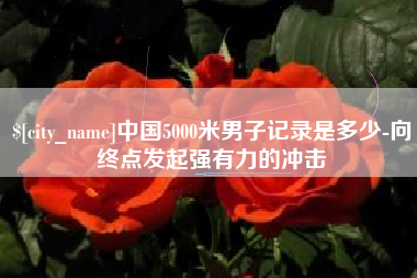 贺州中国5000米男子记录是多少-向终点发起强有力的冲击