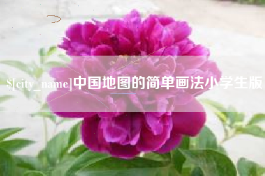 贺州中国地图的简单画法小学生版