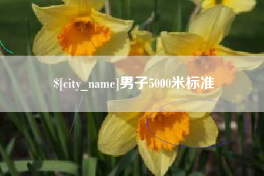 贺州男子5000米标准