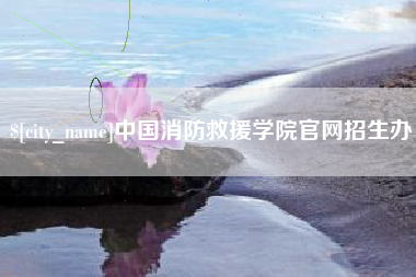 贺州中国消防救援学院官网招生办