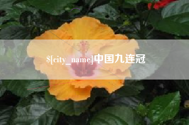 贺州中国九连冠
