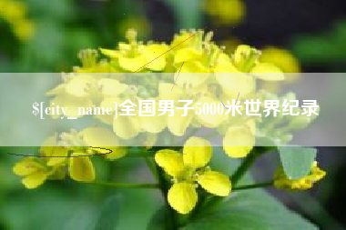 贺州全国男子5000米世界纪录