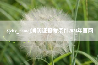 贺州消防证报考条件2024年官网