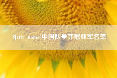 贺州中国队争夺冠亚军名单