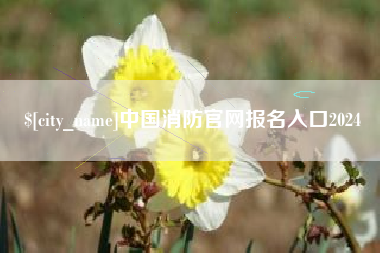 贺州中国消防官网报名入口2024