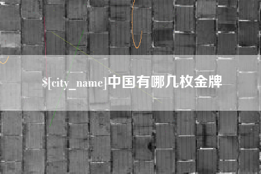 贺州中国有哪几枚金牌