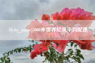 贺州5000米世界纪录平均配速