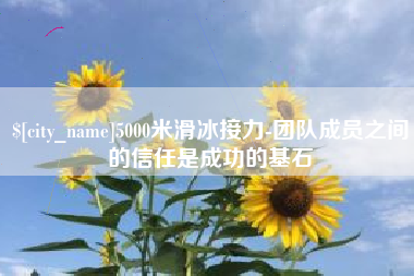 贺州5000米滑冰接力-团队成员之间的信任是成功的基石