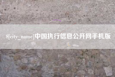 贺州中国执行信息公开网手机版