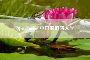 贺州中国的消防大学