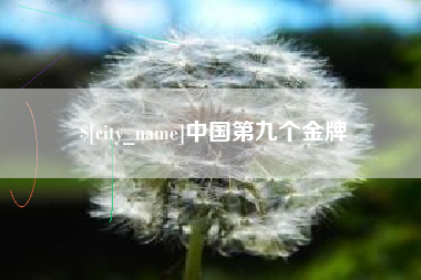贺州中国第九个金牌