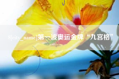 贺州第一波奥运金牌“九宫格”