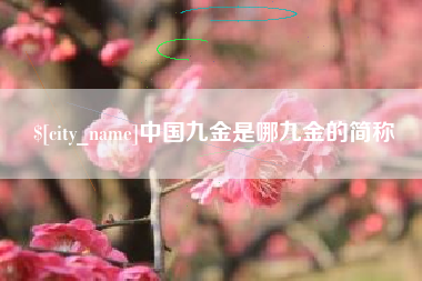 贺州中国九金是哪九金的简称