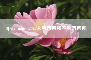贺州2025大利方向和不利方向图