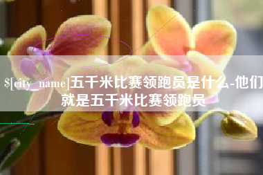 贺州五千米比赛领跑员是什么-他们就是五千米比赛领跑员