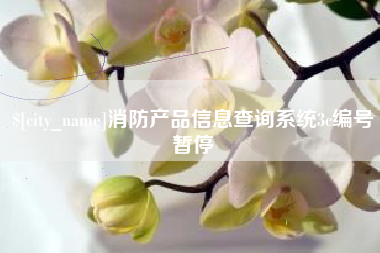 贺州消防产品信息查询系统3c编号暂停