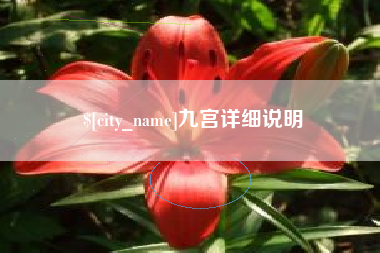 贺州九宫详细说明