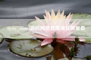 贺州消防网络直播课在哪里看