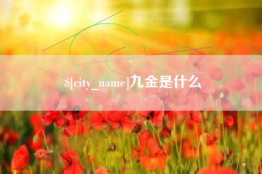 贺州九金是什么