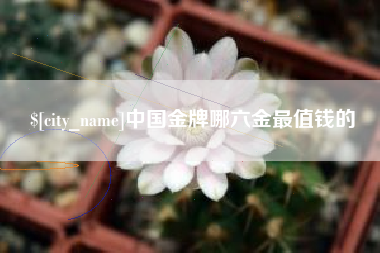 贺州中国金牌哪六金最值钱的