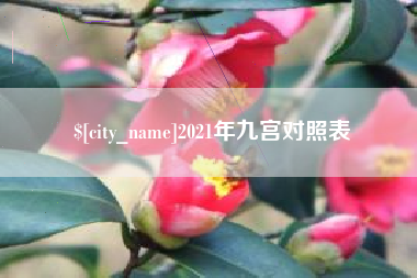 贺州2021年九宫对照表