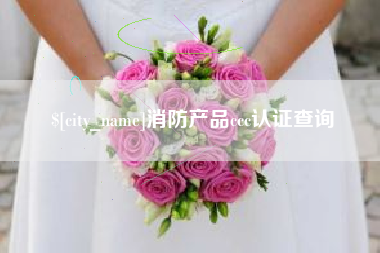 贺州消防产品ccc认证查询