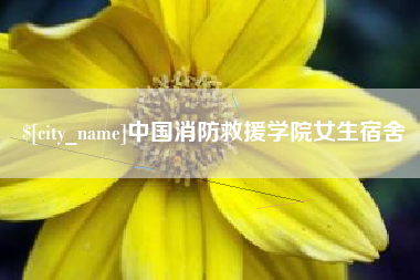贺州中国消防救援学院女生宿舍